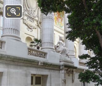 Grand Palais eastern facade statue L'Art Egyptien