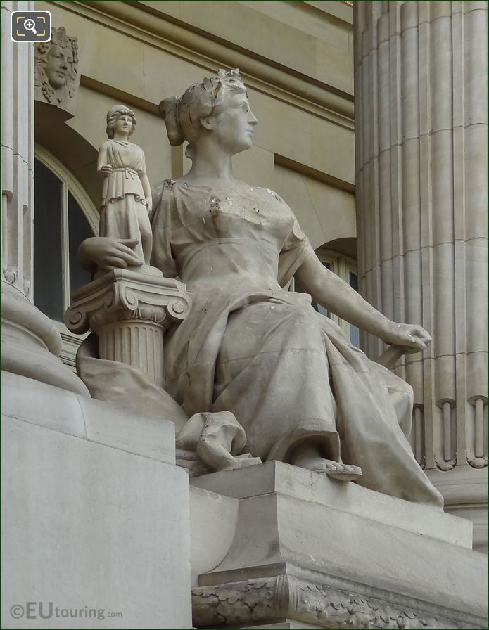 L'Art Grec statue Grand Palais eastern colonnade