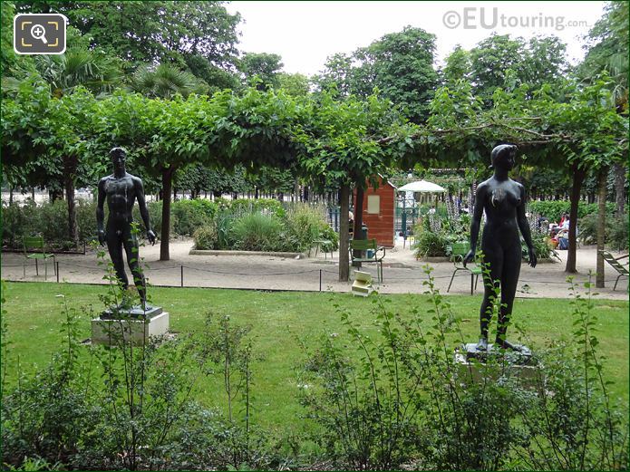 Tuileries Gardens statue of Apollon