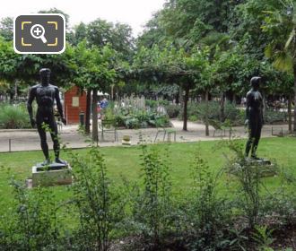 Apollo statue in Grand Couvert area of Tuileries Gardens