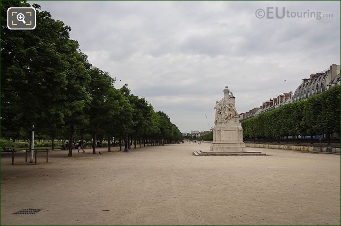 Jules Ferry monument on Esplanade des Feuillants