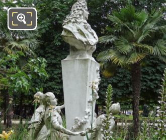 RHS view of Charles Perrault monument