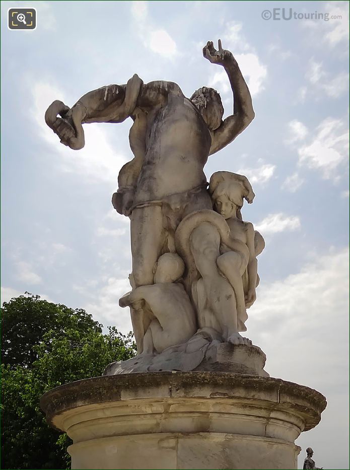 L'Homme et sa Misere ou la Misere statue by Jean Baptiste Hugues