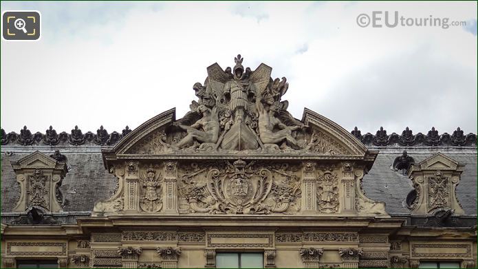 Pediment sculpture by Theodore Gruyere