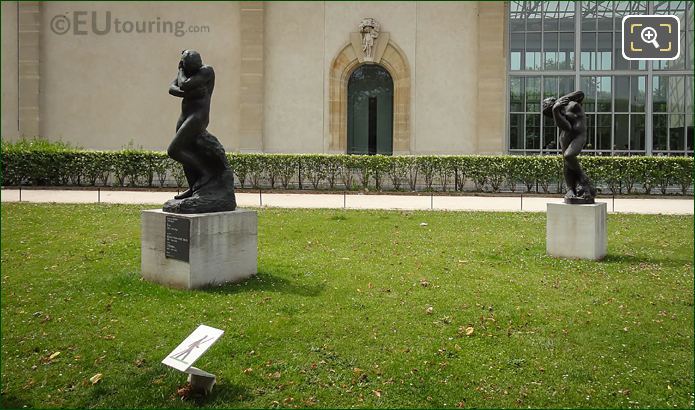 Bronze Eve statue with Musee de l'Orangerie