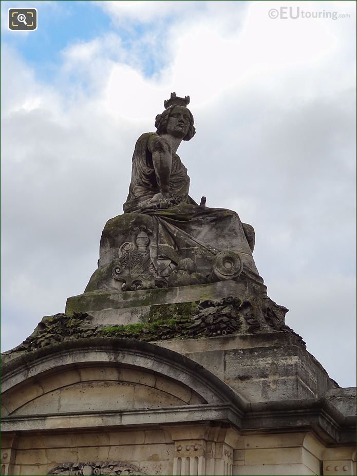 Right side of Strasbourg statue by James Pradier