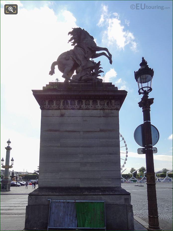 Right side of Horse of Marly statue