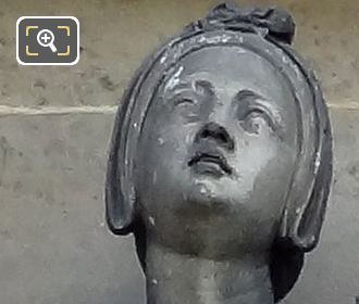 Saint Genevieve praying statue by Auguste Hyacinthe Debay