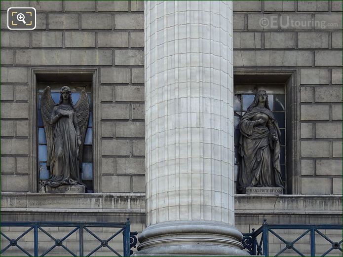 Eglise de la Madeleine with Guardian Angel statue