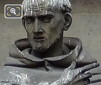 Saint Bernard statue by sculptor Honore Husson