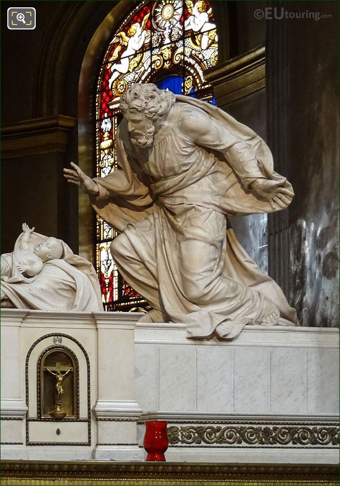 Saint Joseph statue from the Nativite statue group