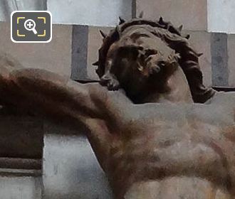 The Crucifixion of Jesus inside Eglise Saint-Roch