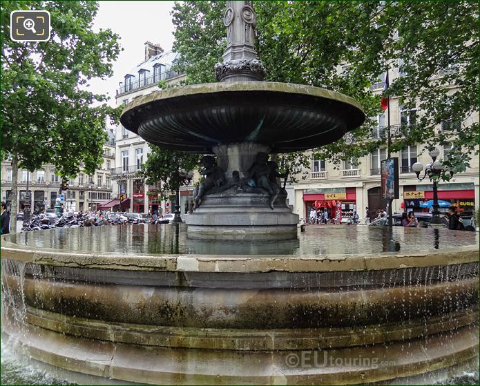 Fontaine du Theatre-Francais Nymphe Marine designed by Gabriel Davioud