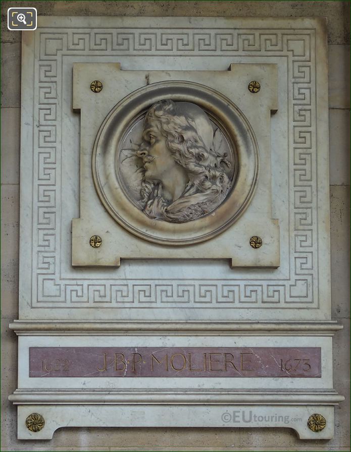 J B P Moliere sculpture, Comedie Francaise, Paris