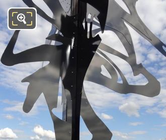 Black Arbre IV sculpture Pont des Arts