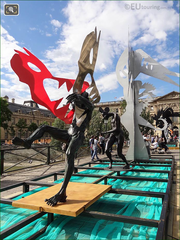 Mouth of the Wolf sculpture, Enchanted Footbridge exhibition 2016