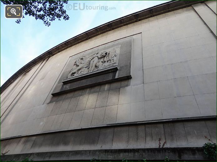 Palais de Chaillot, Paris sculpture on NW wing