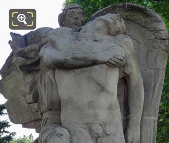 Andre Greck stone Monument to Polish Fighters