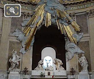 Chapel of the Virgin with Saint Jerome statue on left side