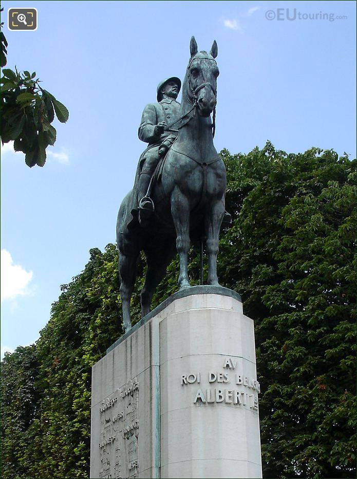 Equestrian statue of King Albert I