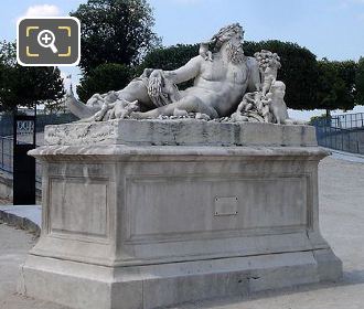 The Jardin des Tuileries Nile Statue