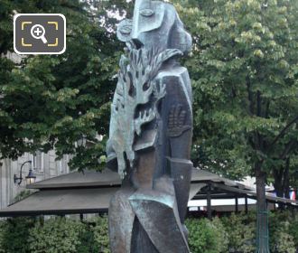 Prometheus statue created by Ossip Zadkine