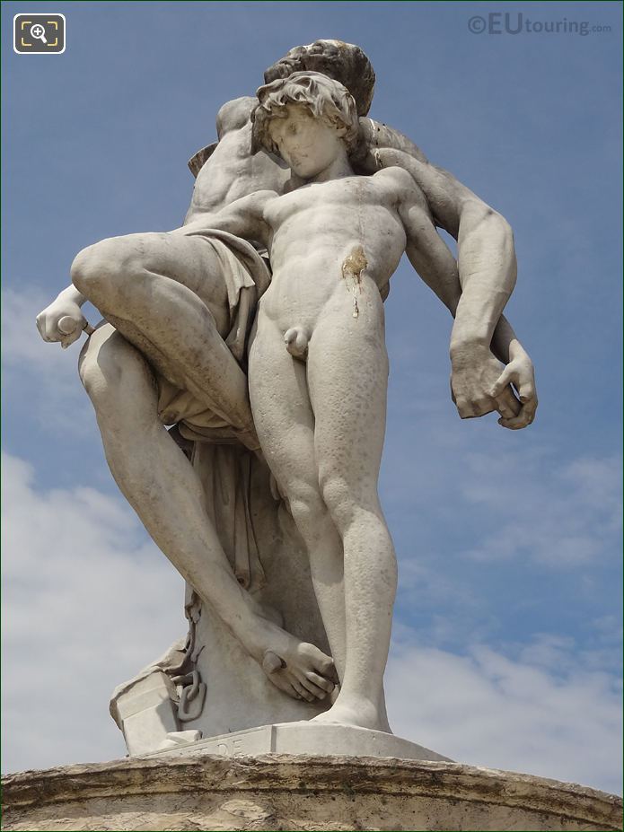 Le Serment de Spartacus statue by French sculptor Louis Ernest Barrias