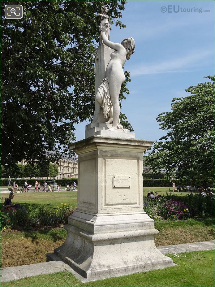 The Cassandre statue by French sculptor Aime Millet