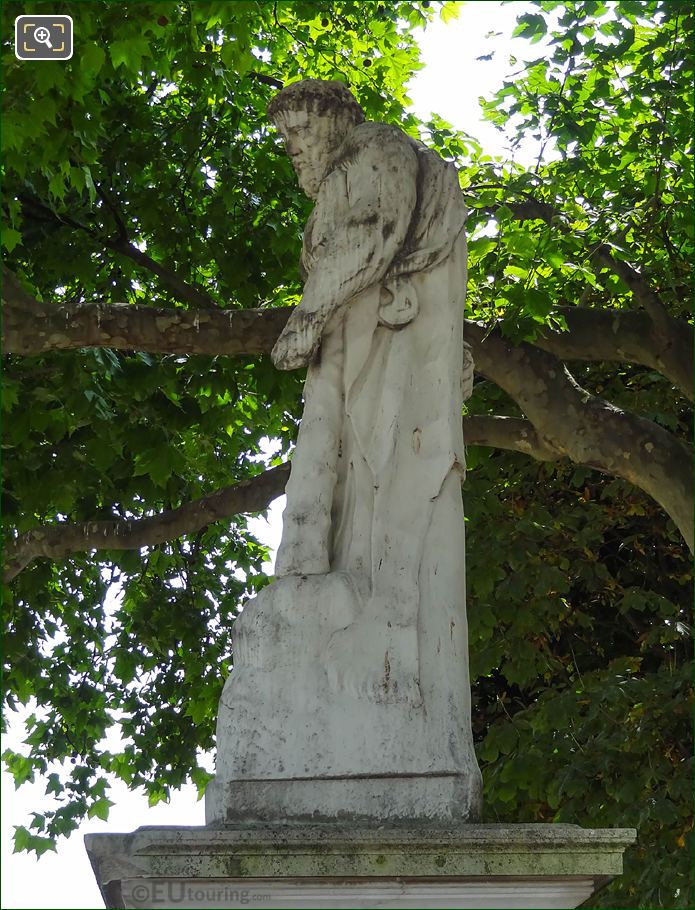 Jardin des Tuileries statue Hercule resting in Grand Carre area