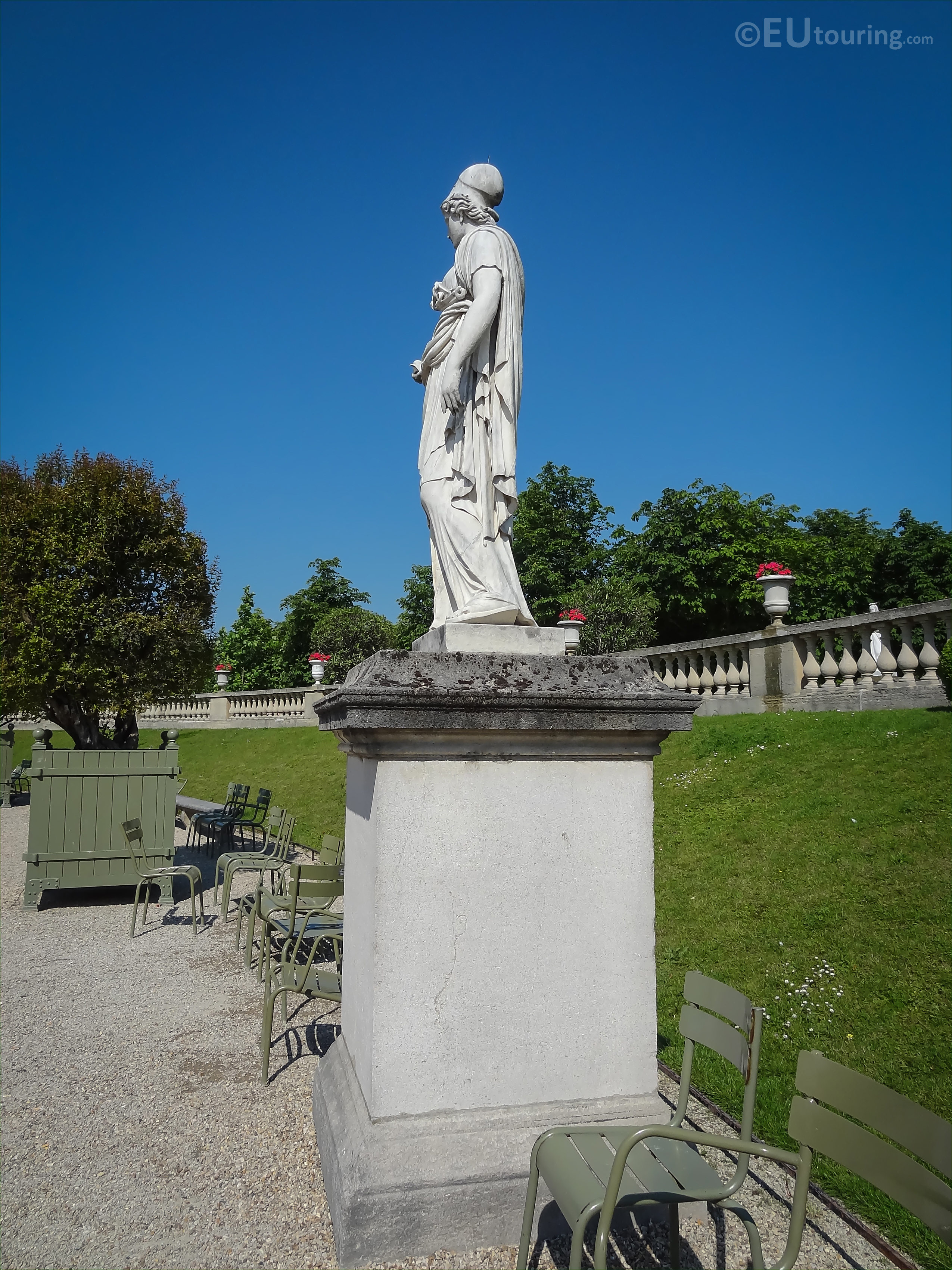 Minerva the Goddess of Wisdom statue in Luxembourg Gardens - Page 449