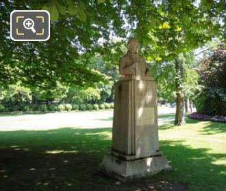 Charles Baudelaire monument at Jardin du Luxembourg