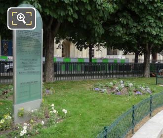 Jewish Children's monument Square Michel Caldagues