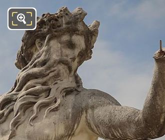 Male figure on La Loire et le Loiret statue