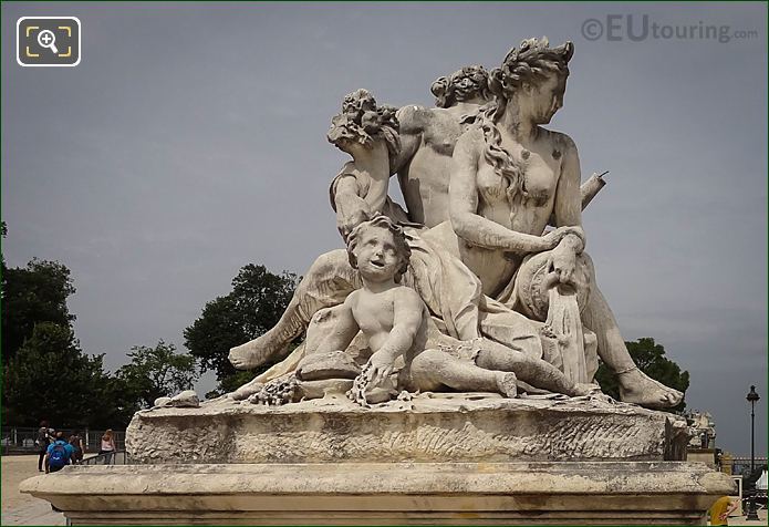 RHS young boy on La Loire et le Loiret statue