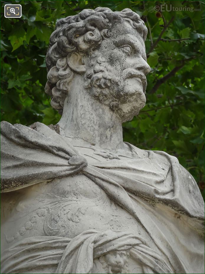 Head of the 1687 Hannibal statue