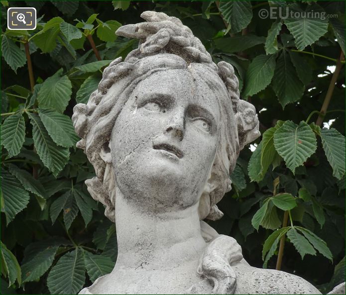 Head of the Goddess of Agriculture statue Ceres