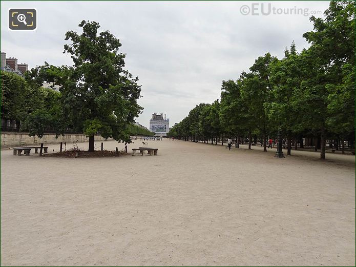 Esplanade des Feuillants and Le Chene de la Republique Monument