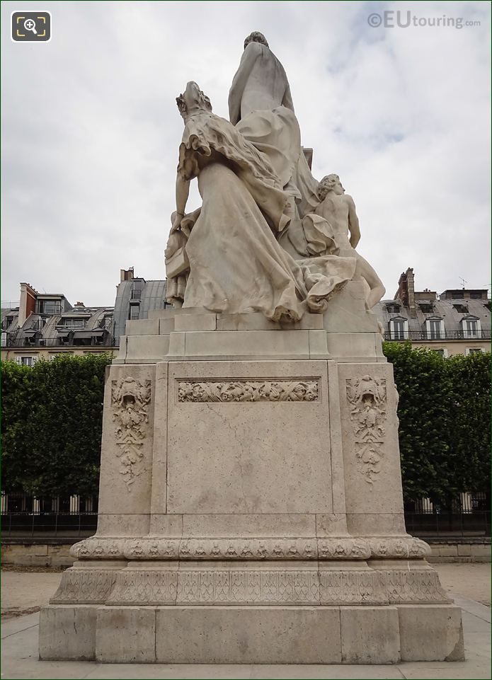 Southside view of Jules Ferry monument