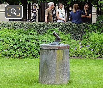 Palais Royal garden area with Le Petit Canon