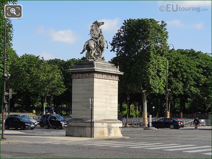 North side Horse of Marly, Place de la Concorde, Paris