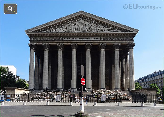 Main South facade, Eglise de la Madeleine, Paris