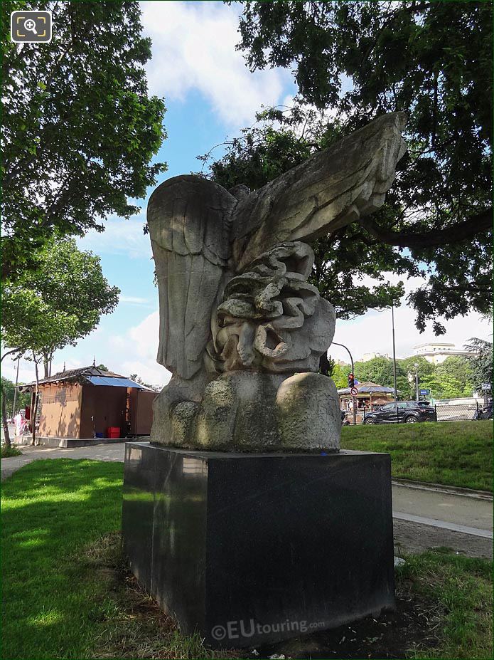 Back and LHS of Monument to Polish Fighters