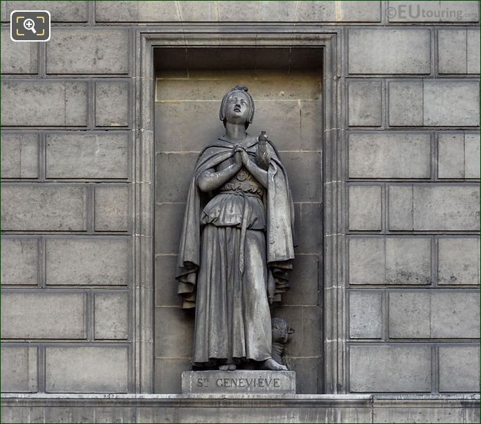 Saint Genevieve statue, Eglise de la Madeleine, Paris