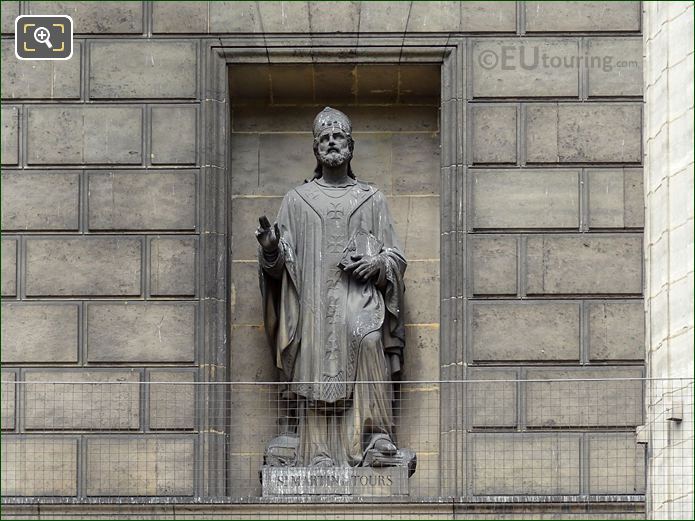 Saint Martin of Tours statue, Eglise de la Madeleine, Paris