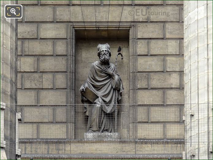 Saint Hilaire de Poitiers statue, Eglise de la Madeleine, Paris