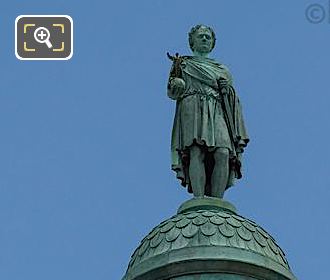 Vendome Column with bronze statue of Napoleon I