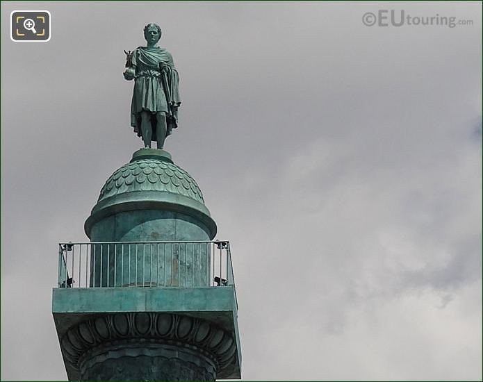 Colonne de Vendome rop with Napoleon I statue