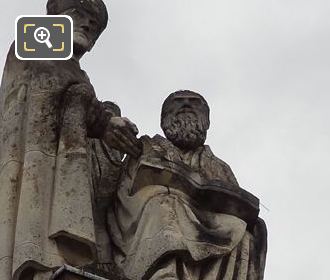 Les Peres de l’Eglise statue by Marcelin Firmin Michelet