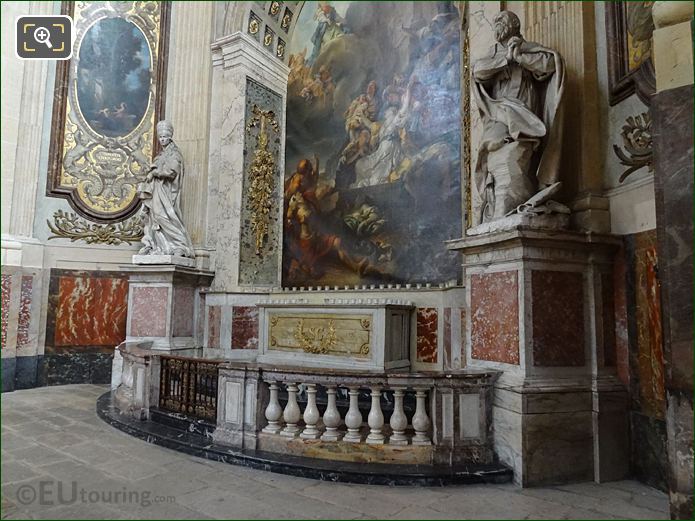 Chapelle Sainte Genevieve with Saint Francis de Sales statue