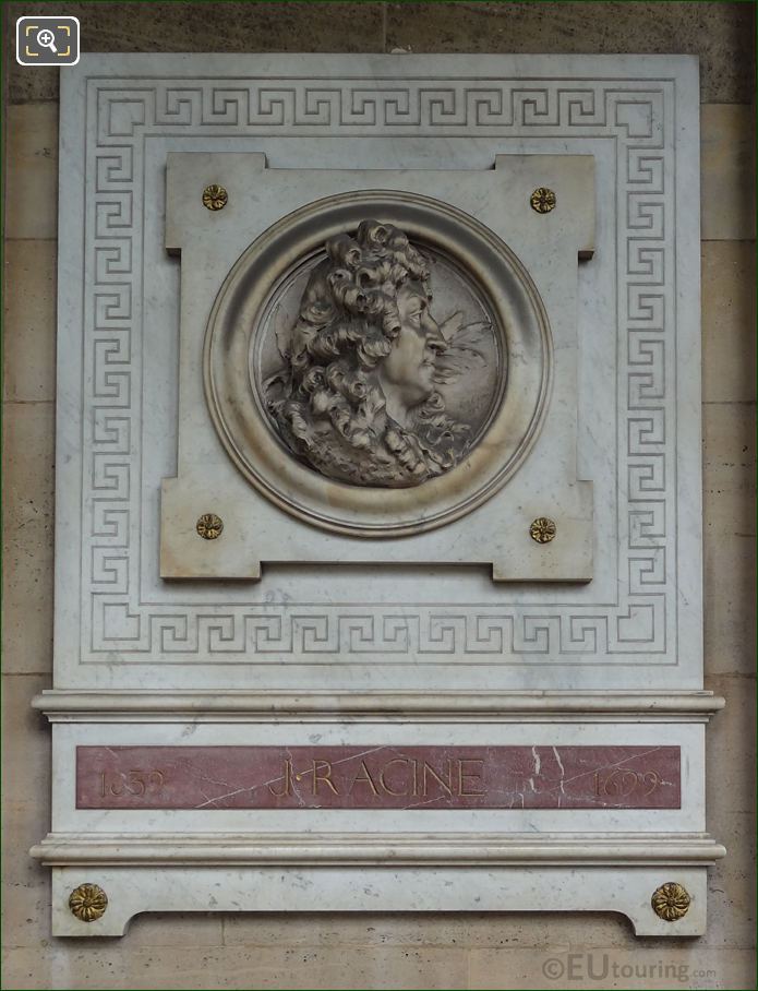 Jean Racine sculpture, Comedie Francaise, Paris